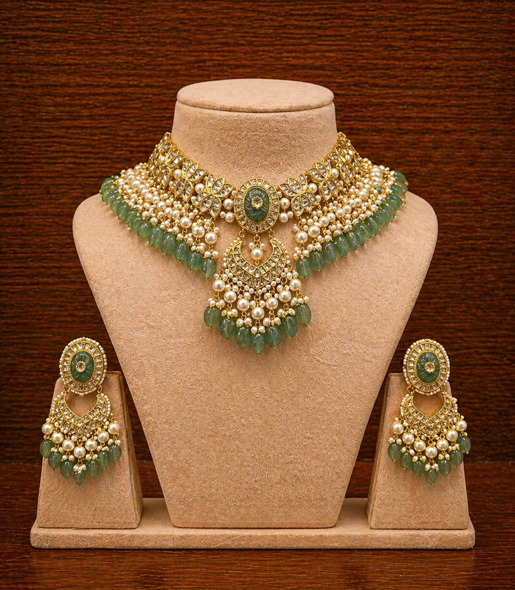 Polki Neckless Set