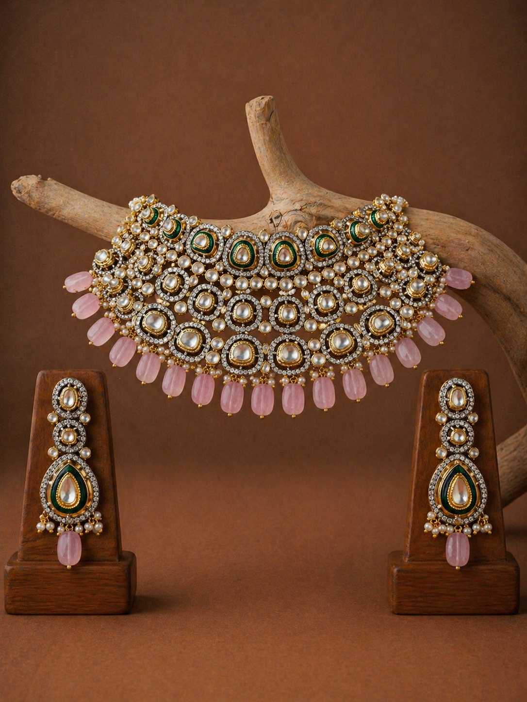 Polki Necklace Set