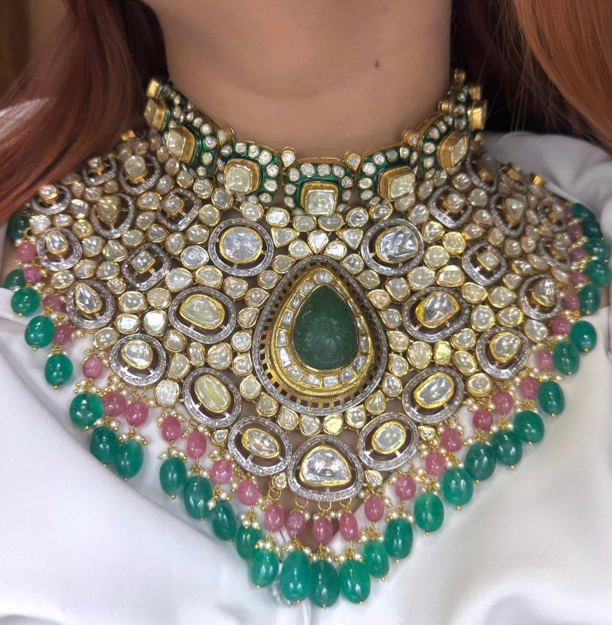 Polki Necklace Set
