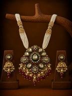 Polki Pendant Set