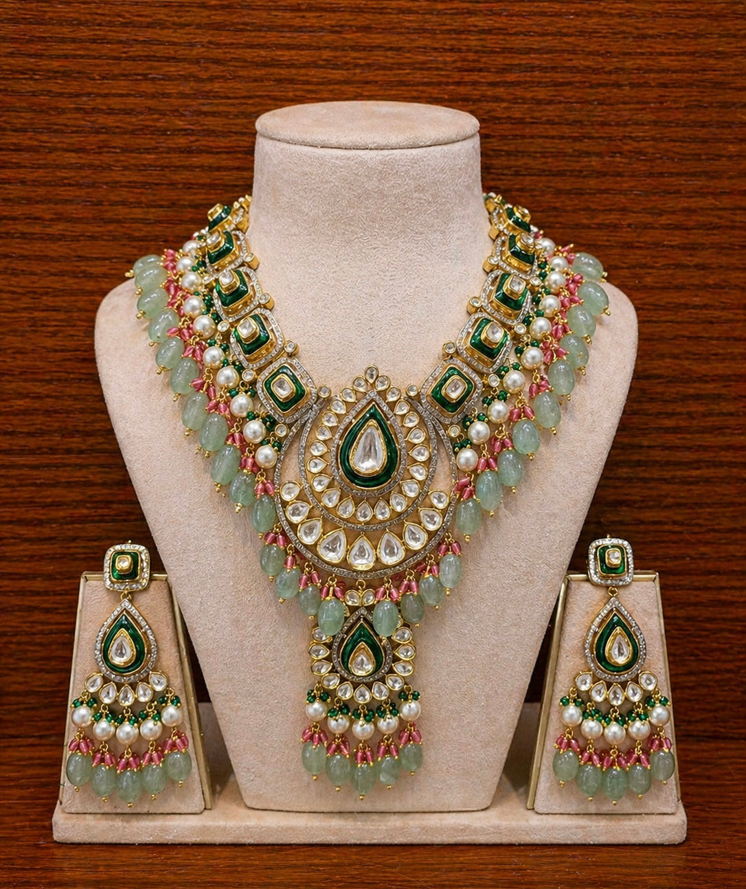 Polki Necklace Set