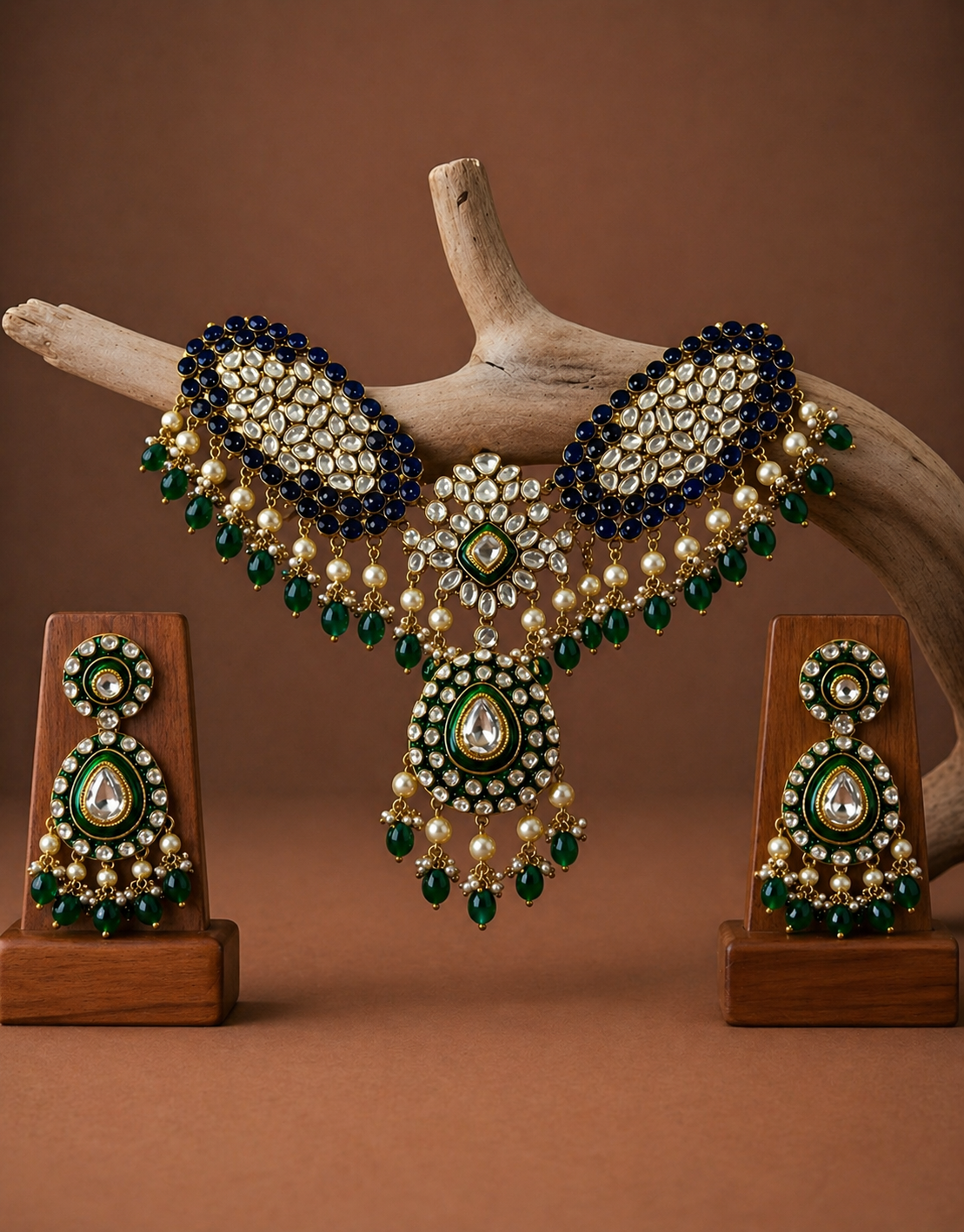 Polki Necklace Set