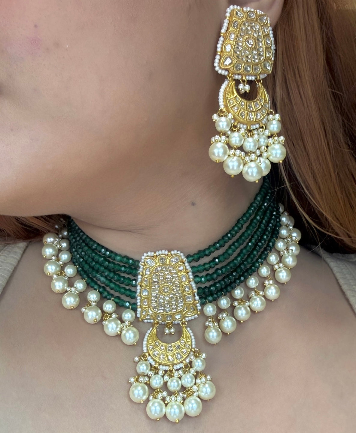 Polki Necklace Set