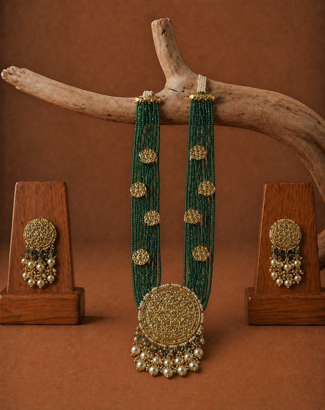 Polki Necklace Set