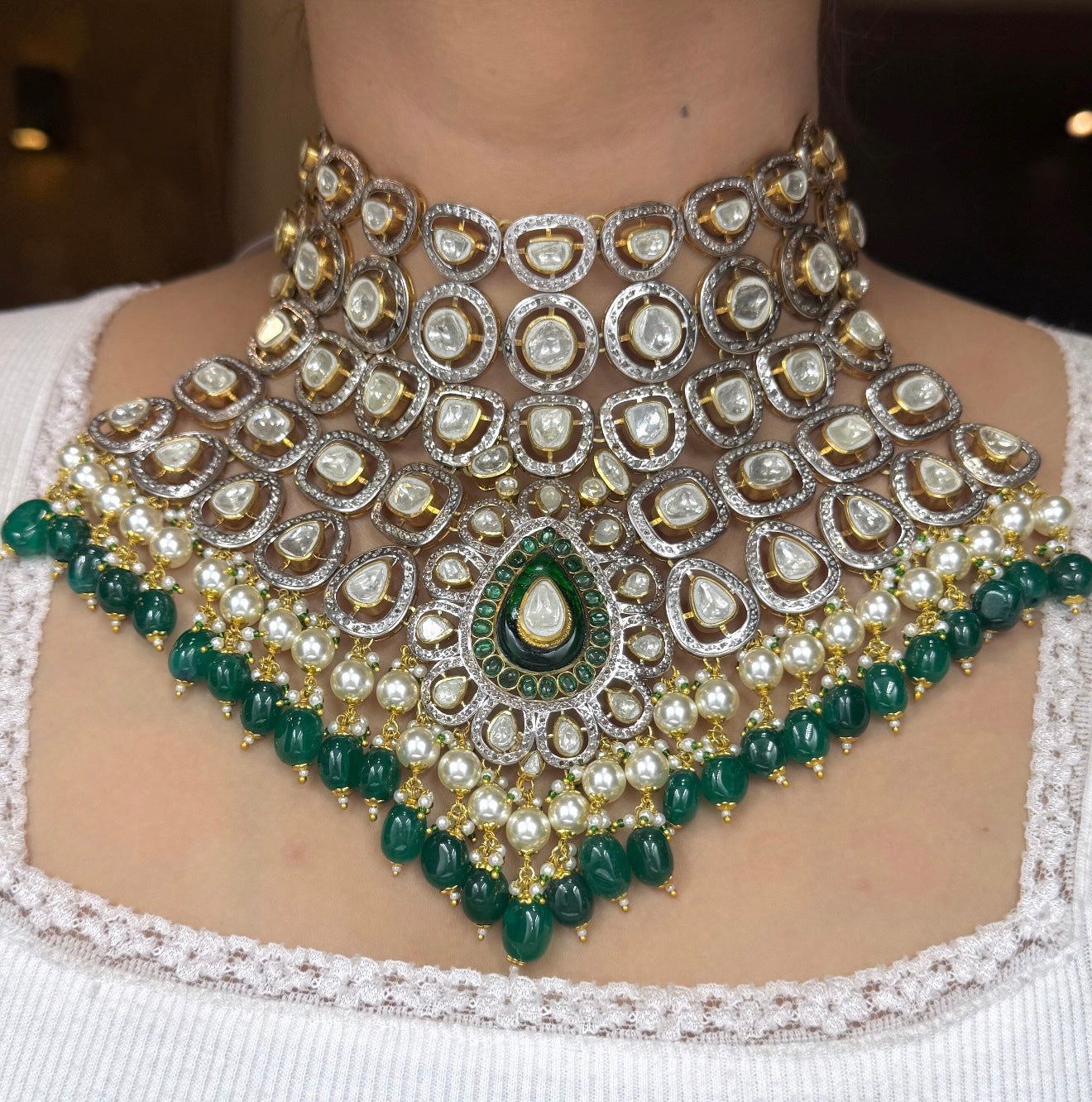 Polki Choker Set