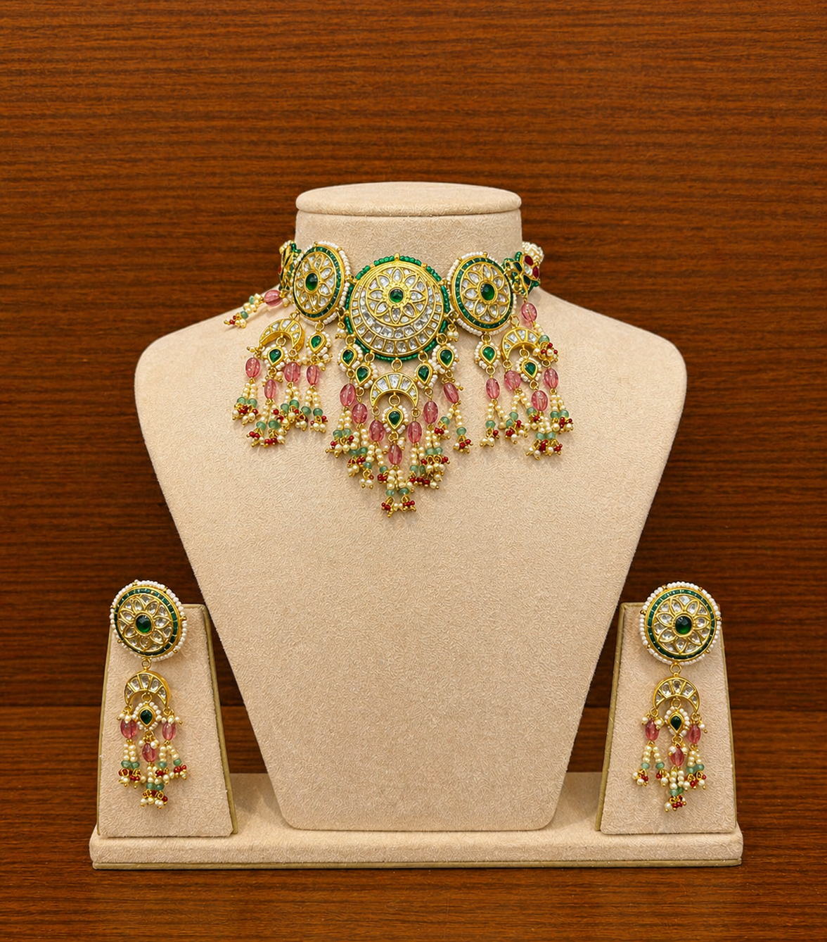 Polki Necklace Set