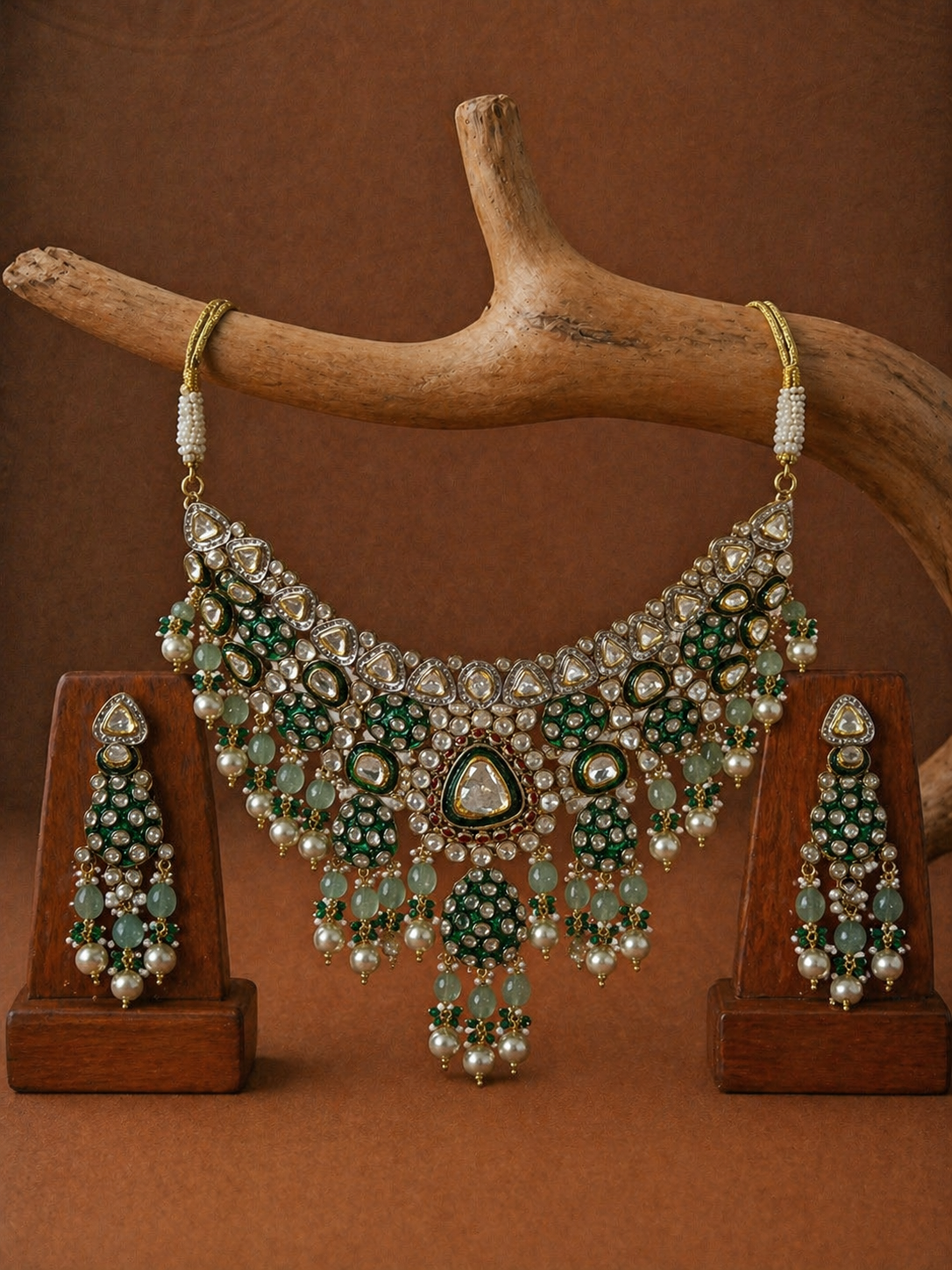 Polki Necklace Set