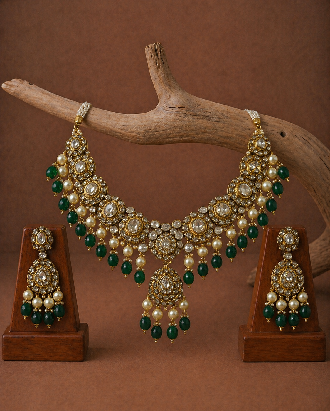 Polki Necklace Set