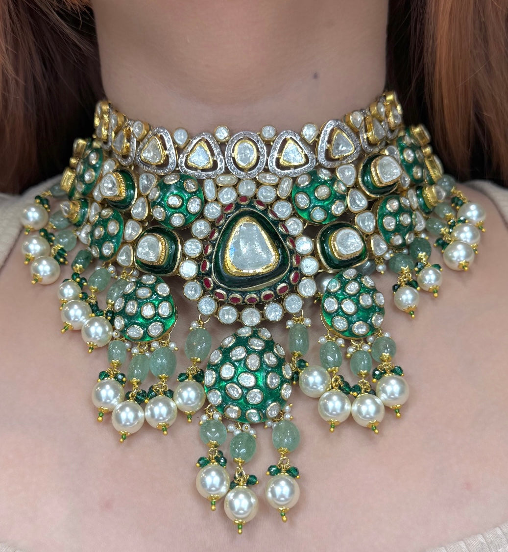 Polki Necklace Set
