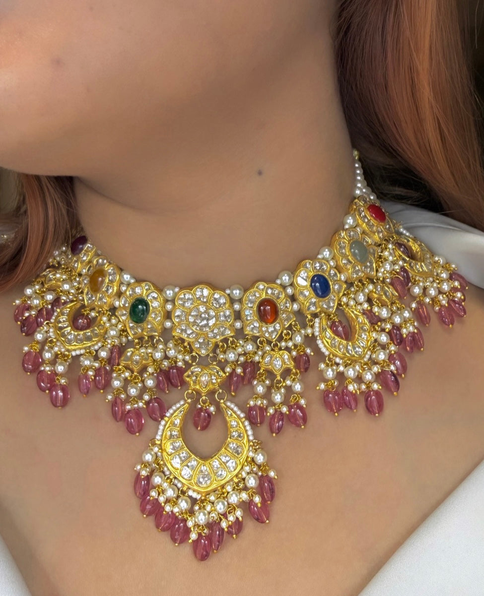 Polki Necklace Set