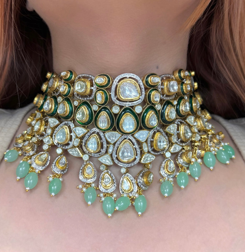 Polki Necklace Set