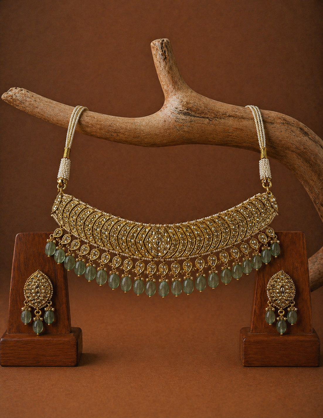 Polki Necklace Set