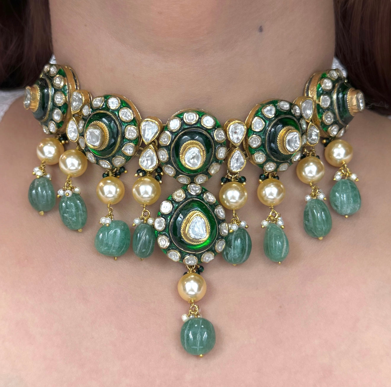 Polki Necklace Set