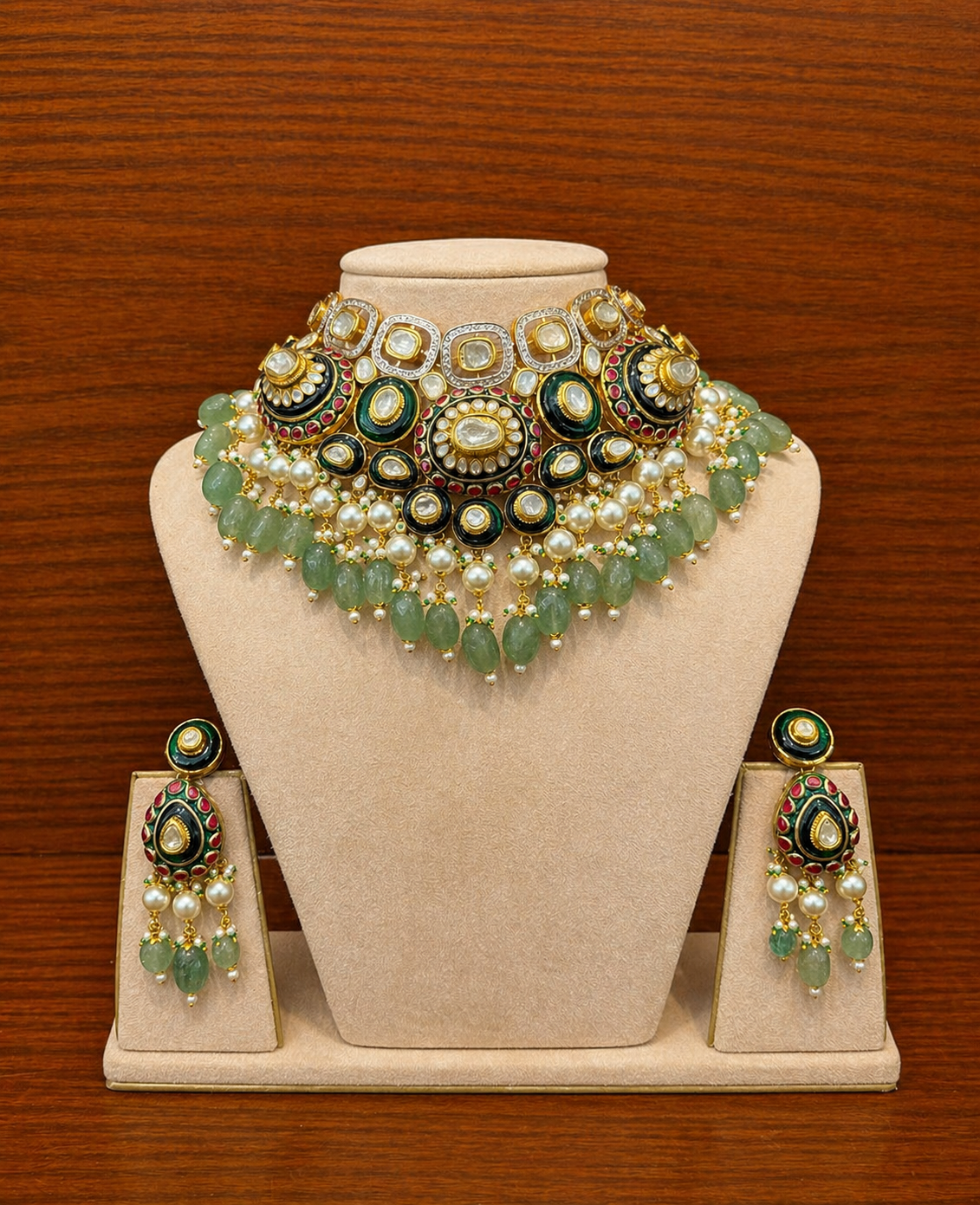 Polki Necklace Set