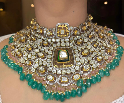 Bridal Polki Choker Set