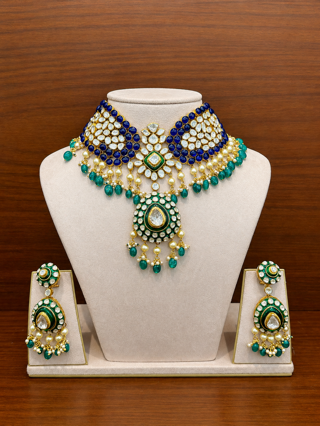 Polki Necklace Set
