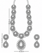 Polki Pendant Set