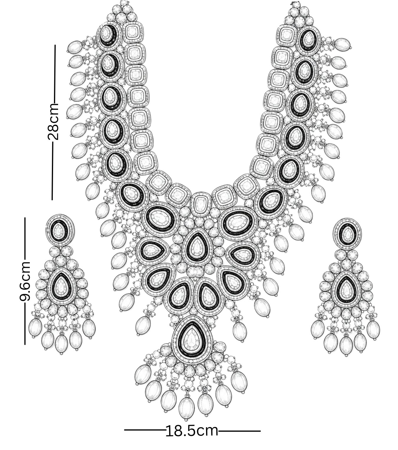 Long Polki Set