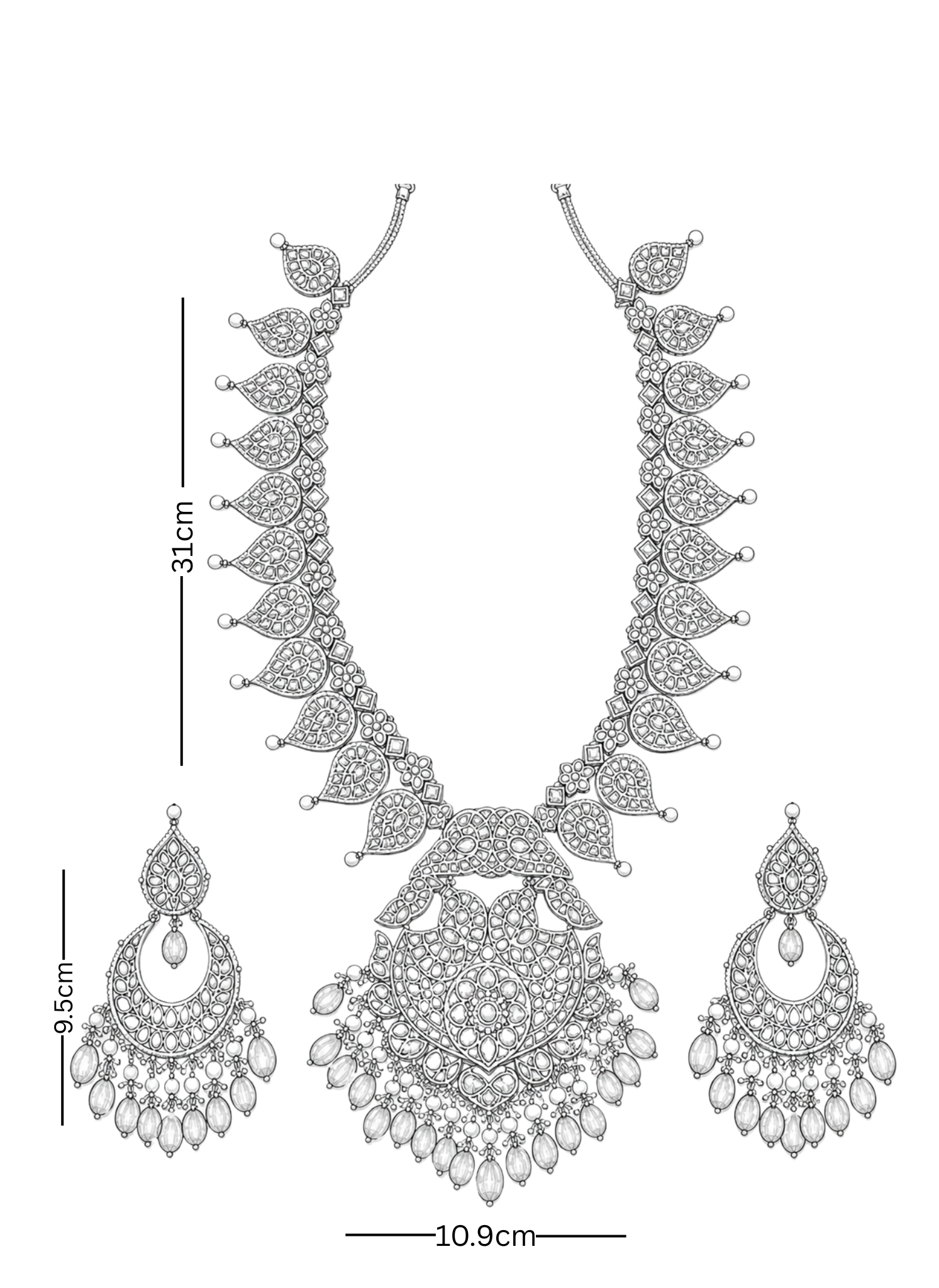 Long Polki Set