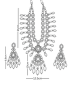 Two-Layer Polki Pendant Set