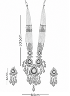 Emerald Royale Polki Pendant Set