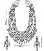 Emerald Polki Three-Layer Long Set