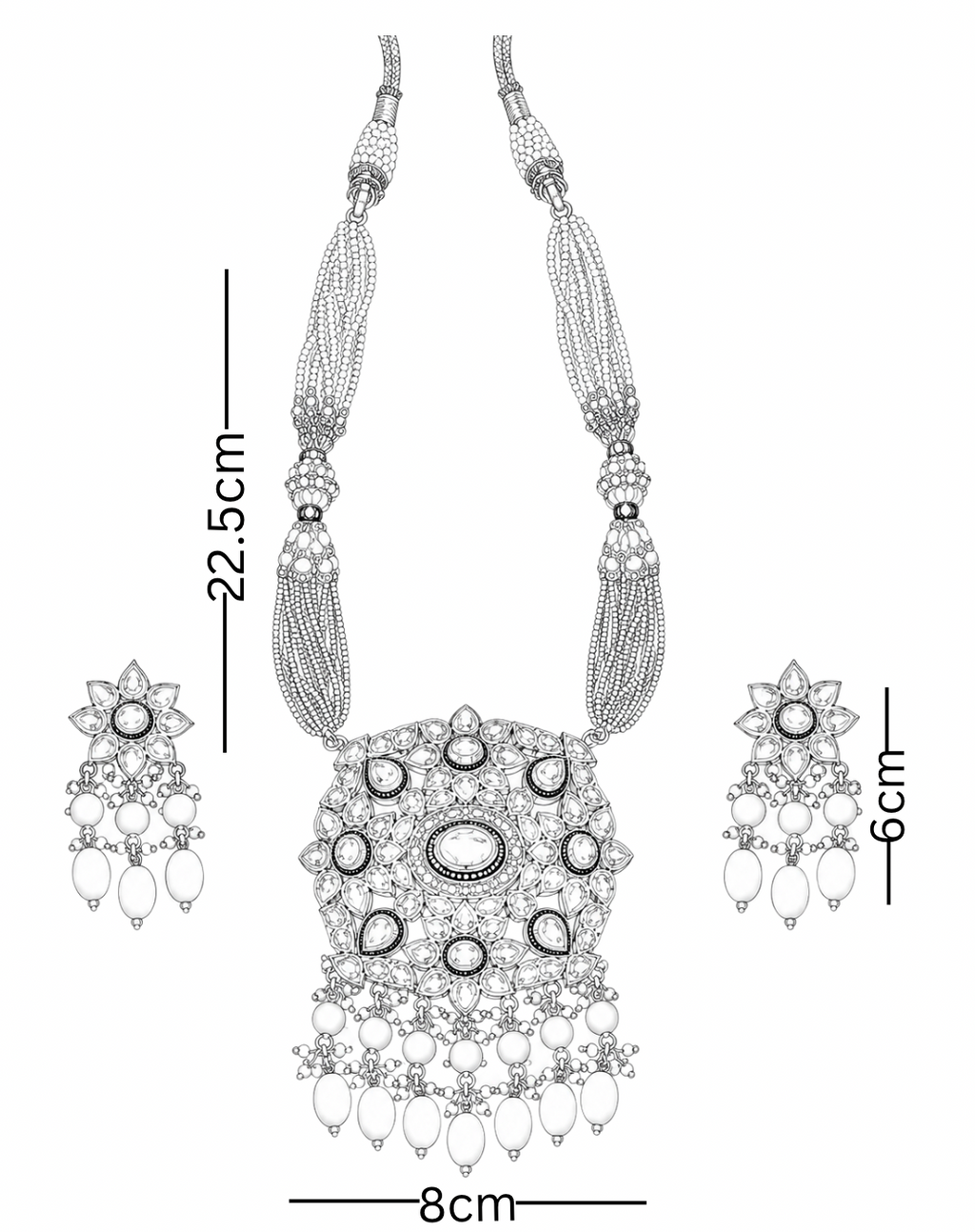 Traditional Green Polki Pendant