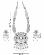 Traditional Green Polki Pendant