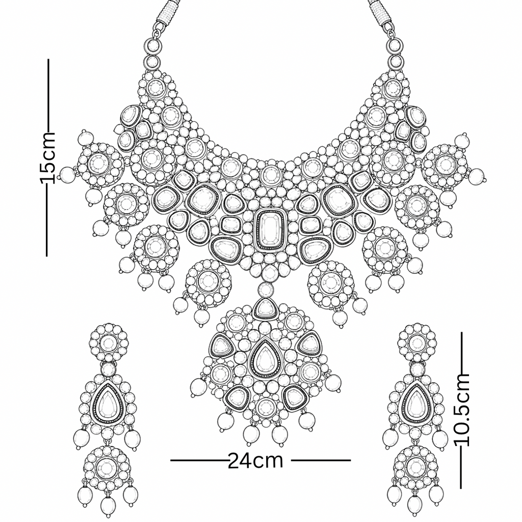 Emerald Ruby Polki Guluband