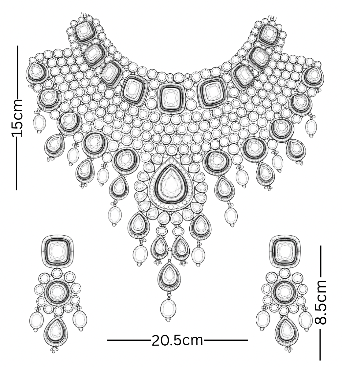 Royale Polki Choker Set