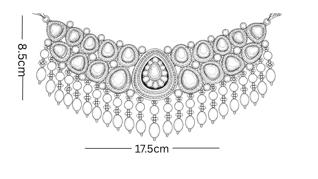 Classic Green Polki Choker