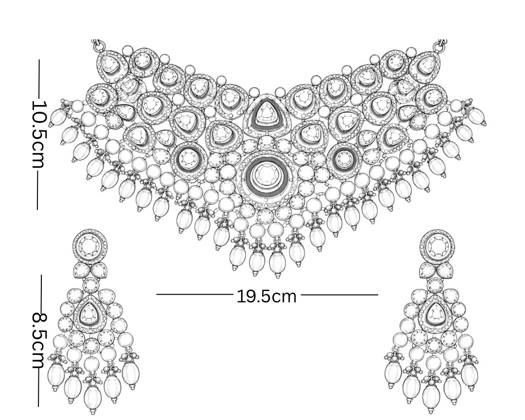 Ruby Pearl Polki Choker
