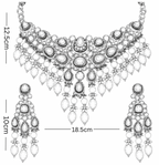 Ruby Pearl Polki Necklace