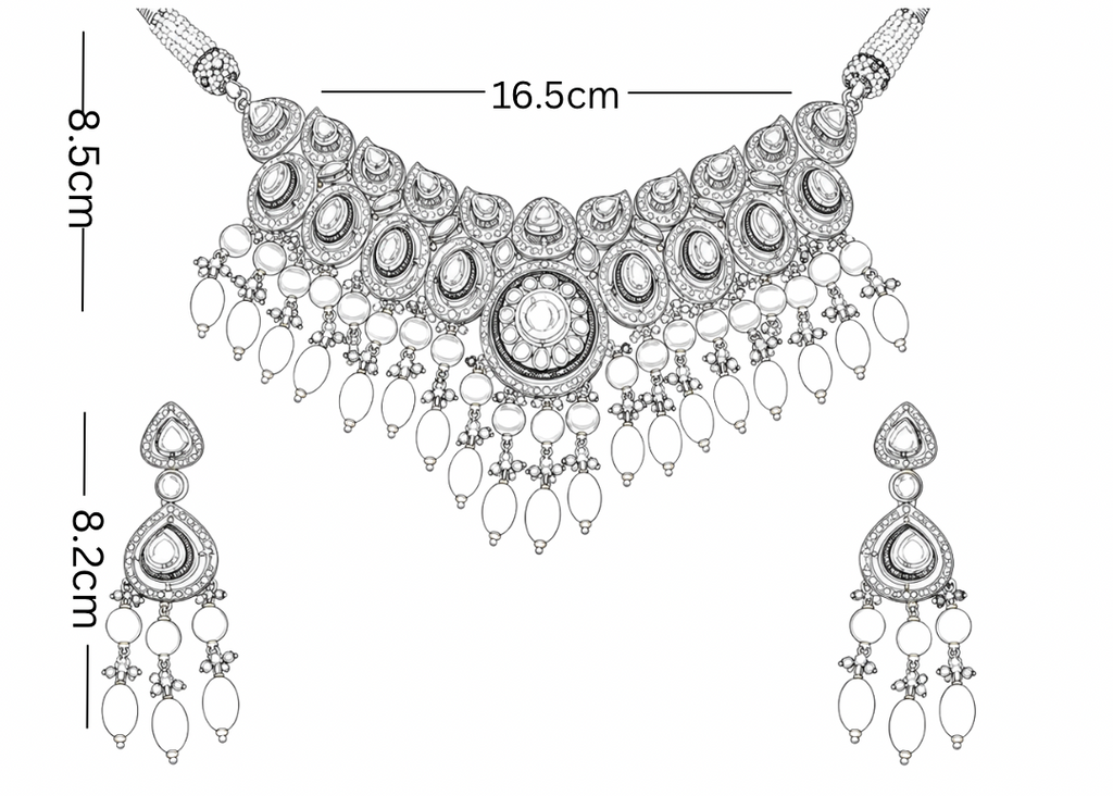 Emerald Polki Choker