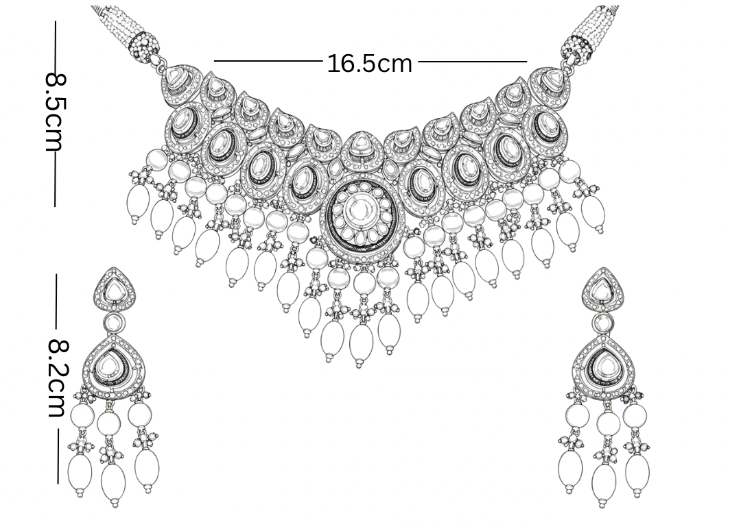 Emerald Polki Choker