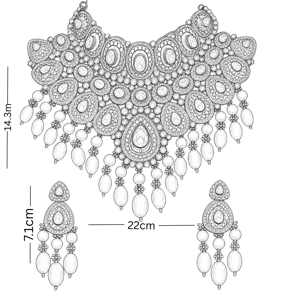Polki Choker Set