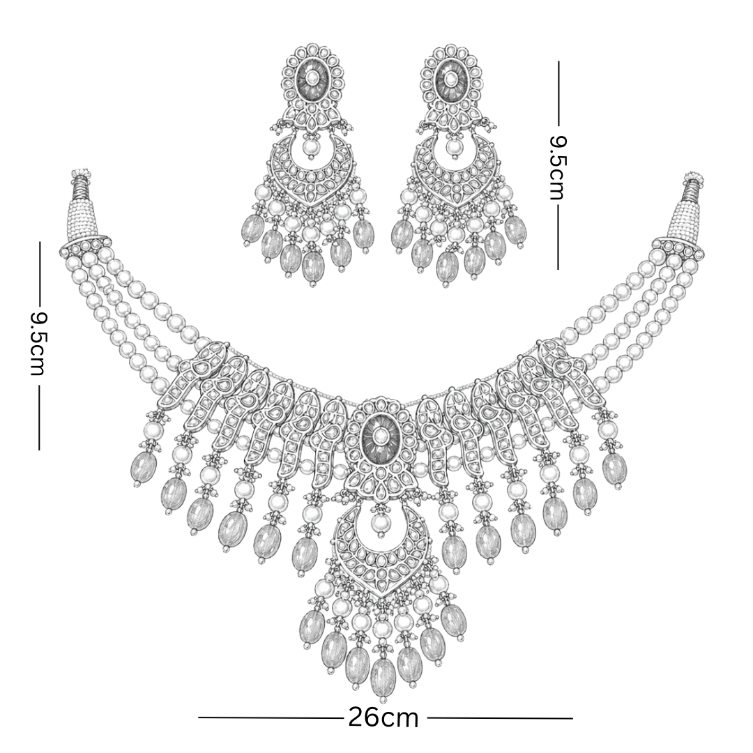 Polki Neckless Set