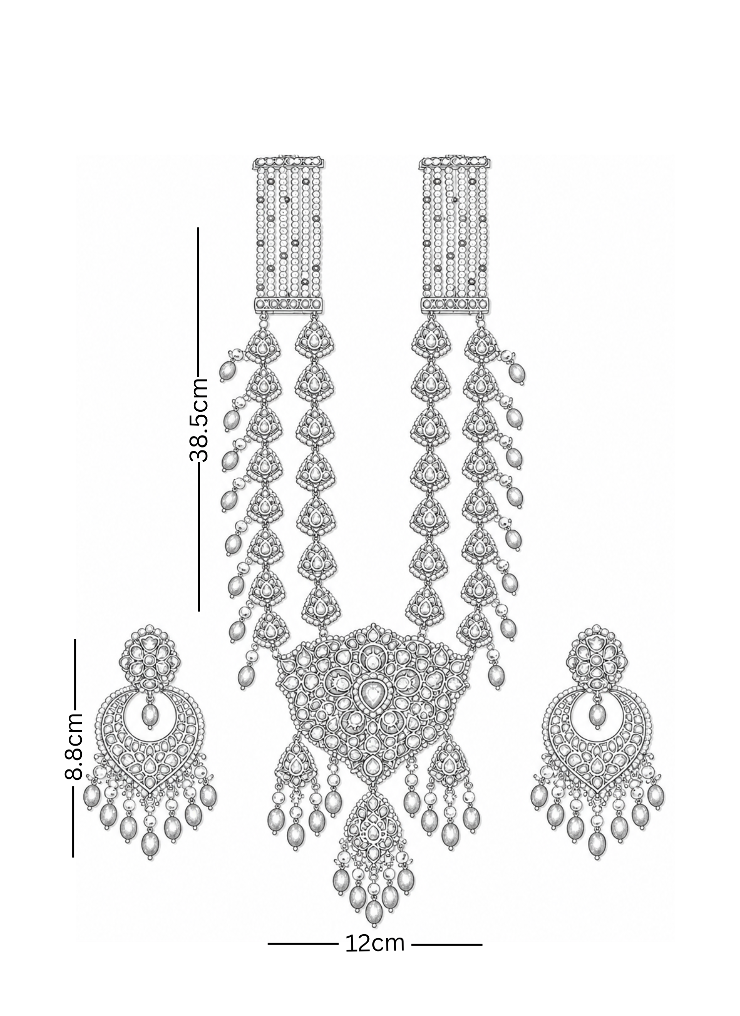 Polki Necklace Set