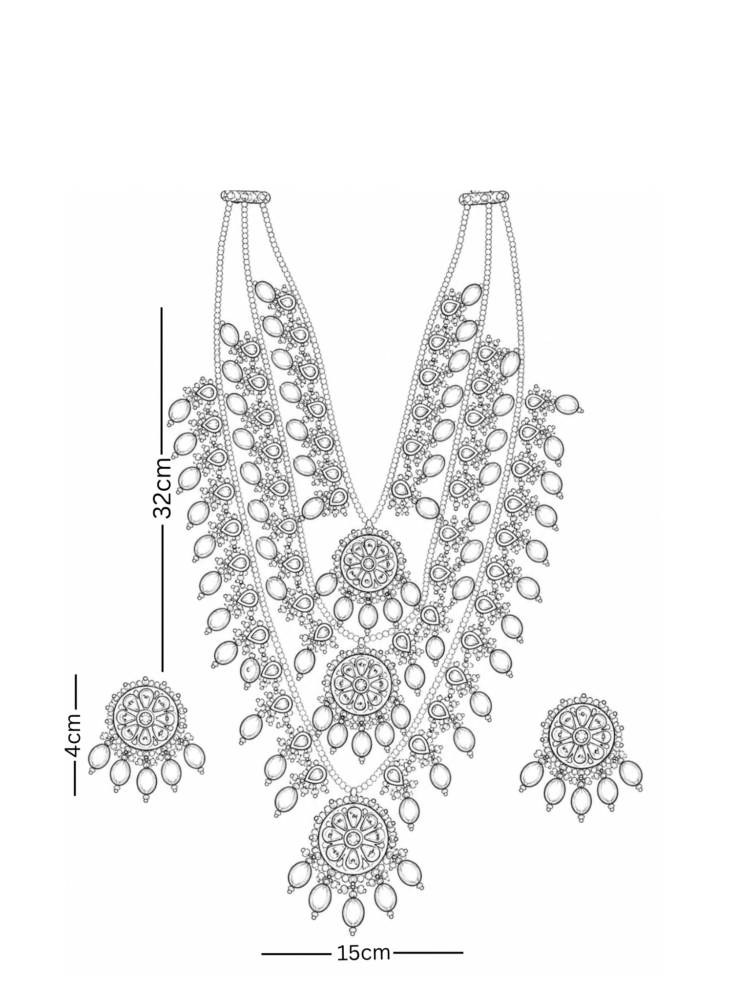 Polki Necklace Set