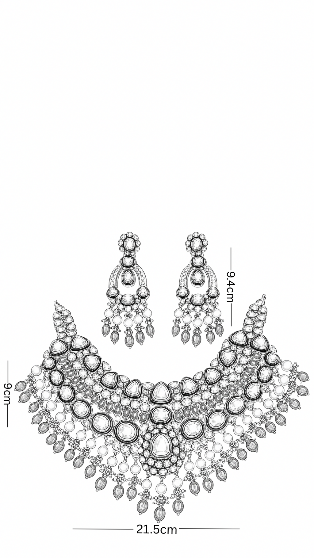 Polki Choker Set