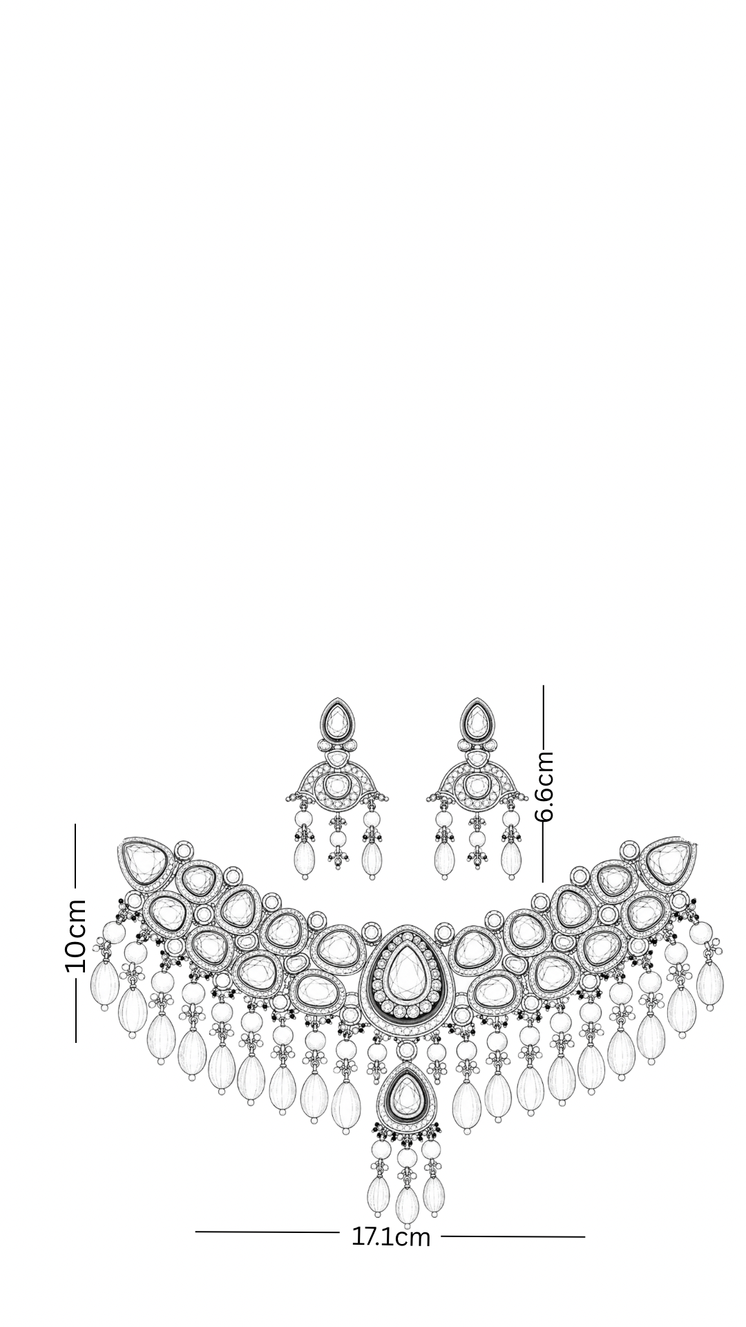 Polki Necklace Set