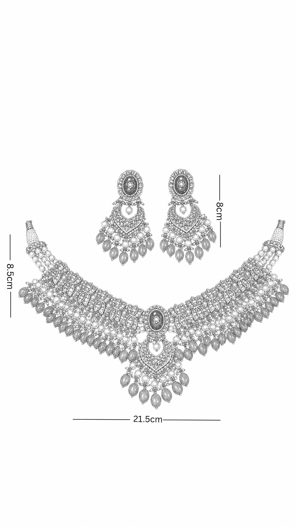 Polki Necklace Set