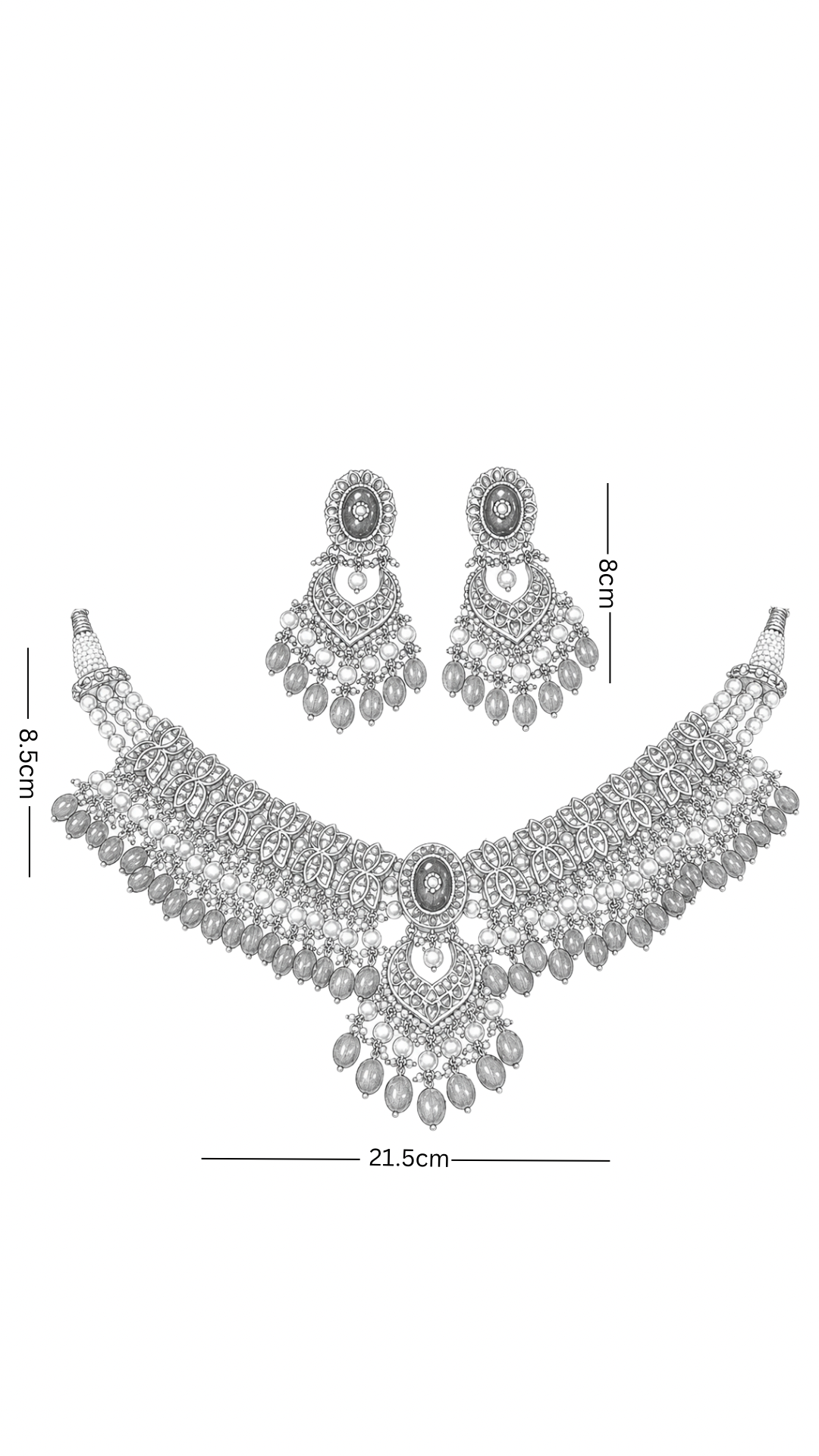 Polki Necklace Set