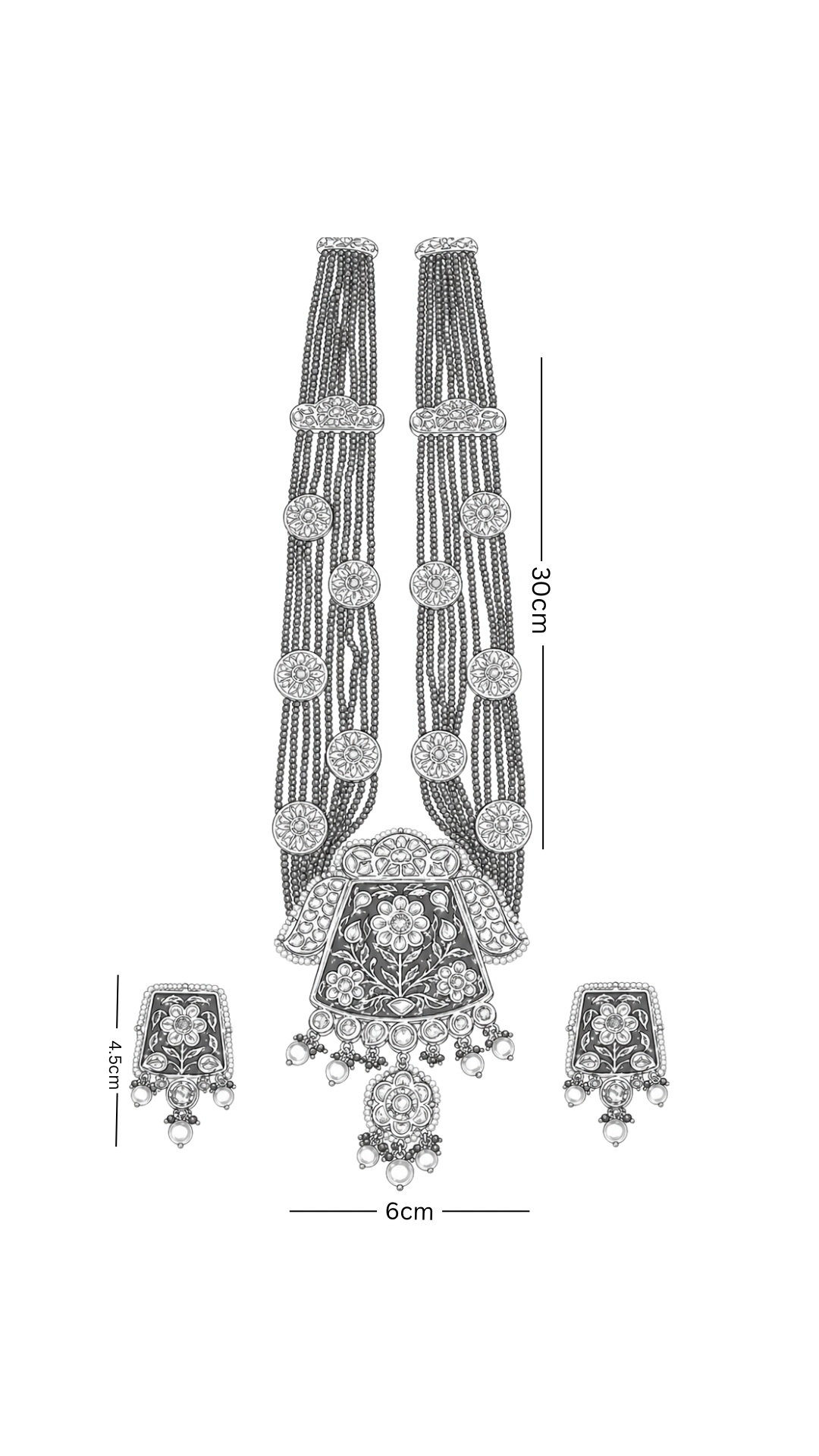 Polki Necklace Set