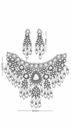 Polki Necklace Set