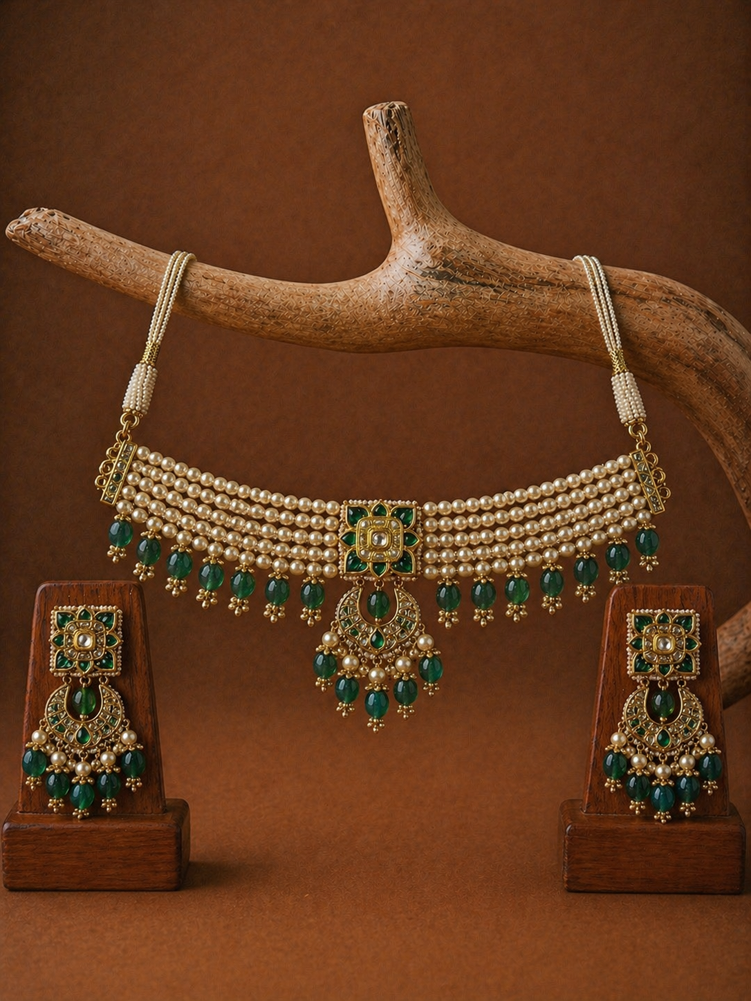 Polki Necklace Set