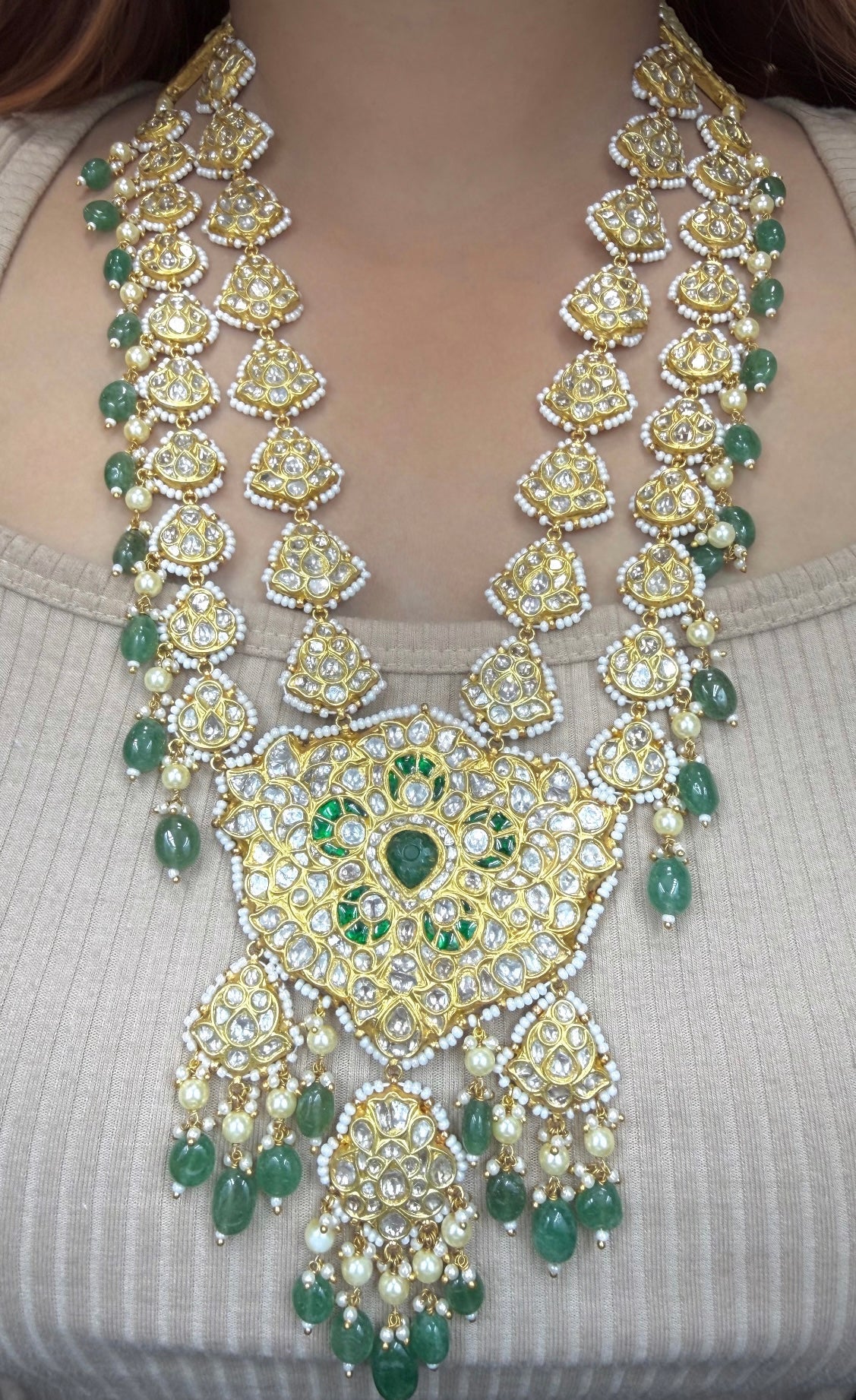 Polki Necklace Set