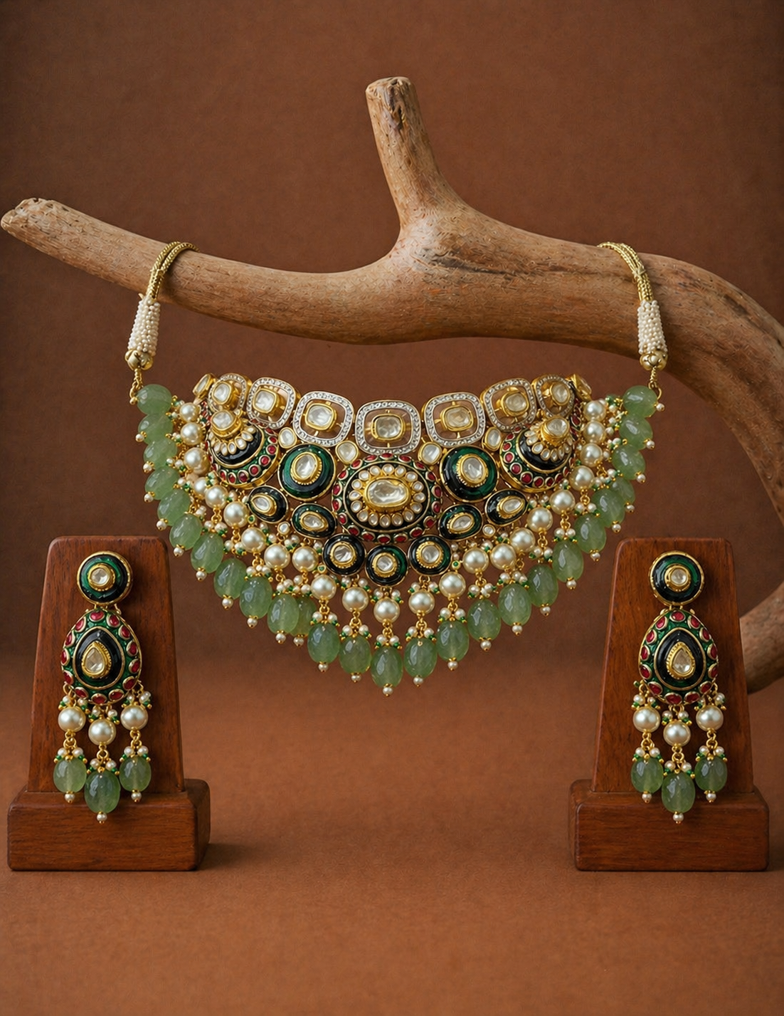 Polki Necklace Set