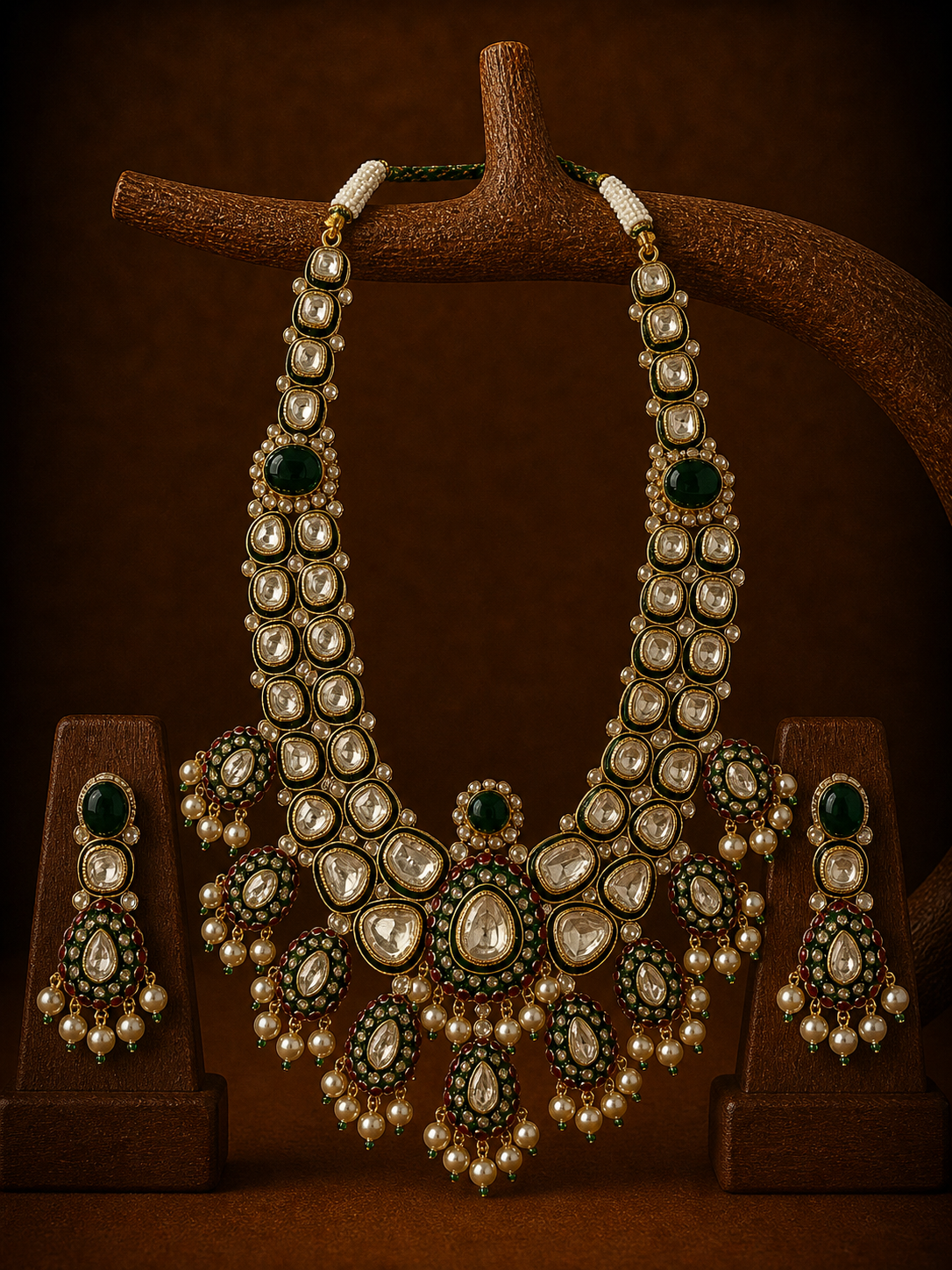 Polki Necklace Set