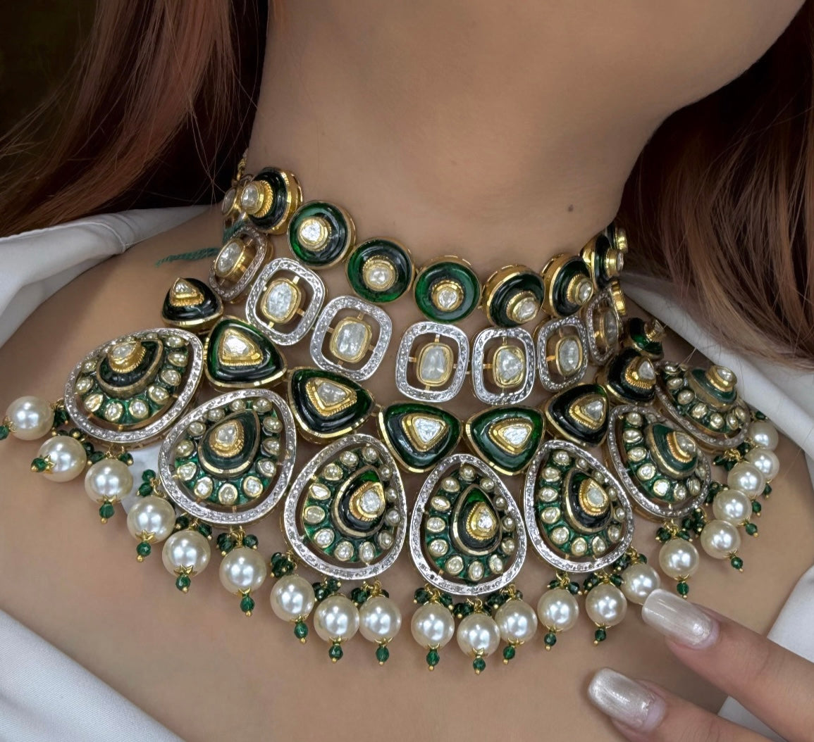 Polki Necklace Set